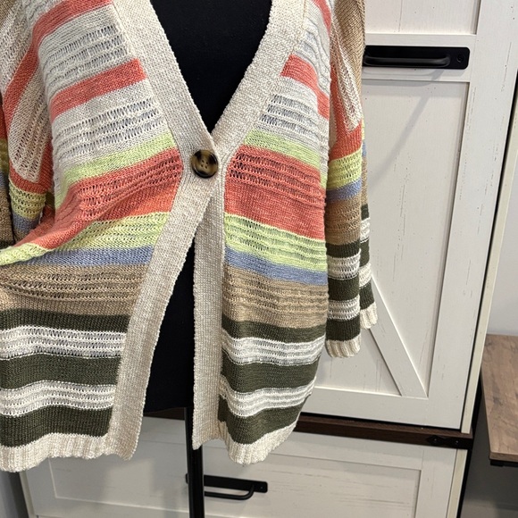 Cardigan Sweater🔸Multi colors Front button light weight - Picture 7 of 8